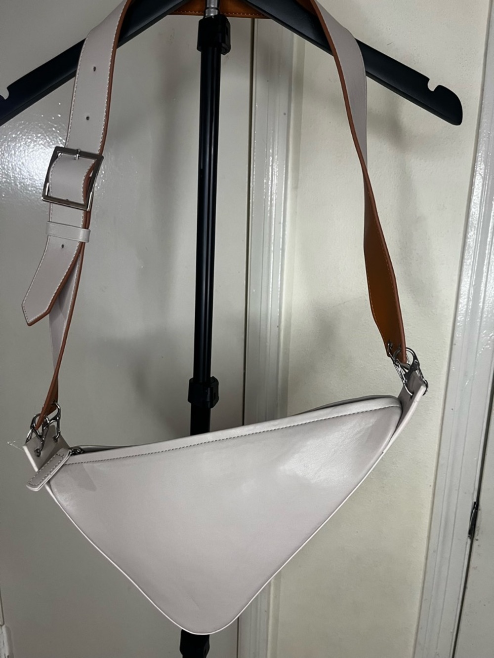 Asymmetrical Triangle Crossbody Bag